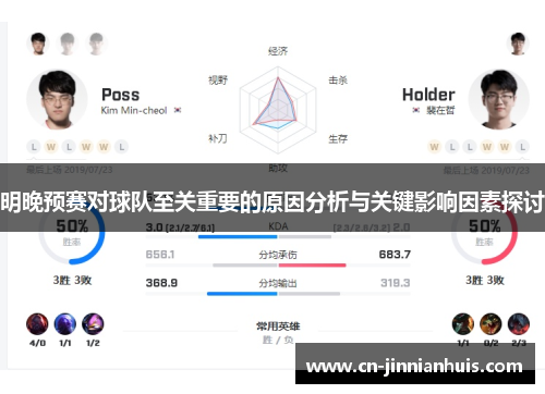 明晚预赛对球队至关重要的原因分析与关键影响因素探讨