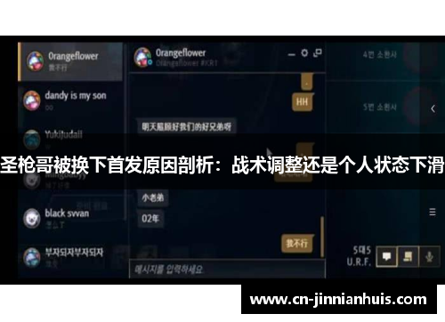 圣枪哥被换下首发原因剖析：战术调整还是个人状态下滑